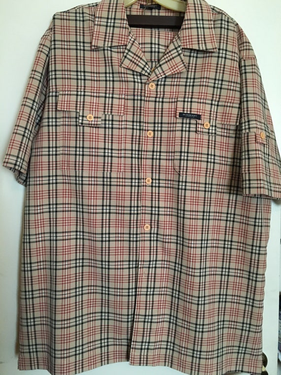 Men's 2pc Burberry Nova Check Outfit Cotton Short-sleeve - Etsy Australia