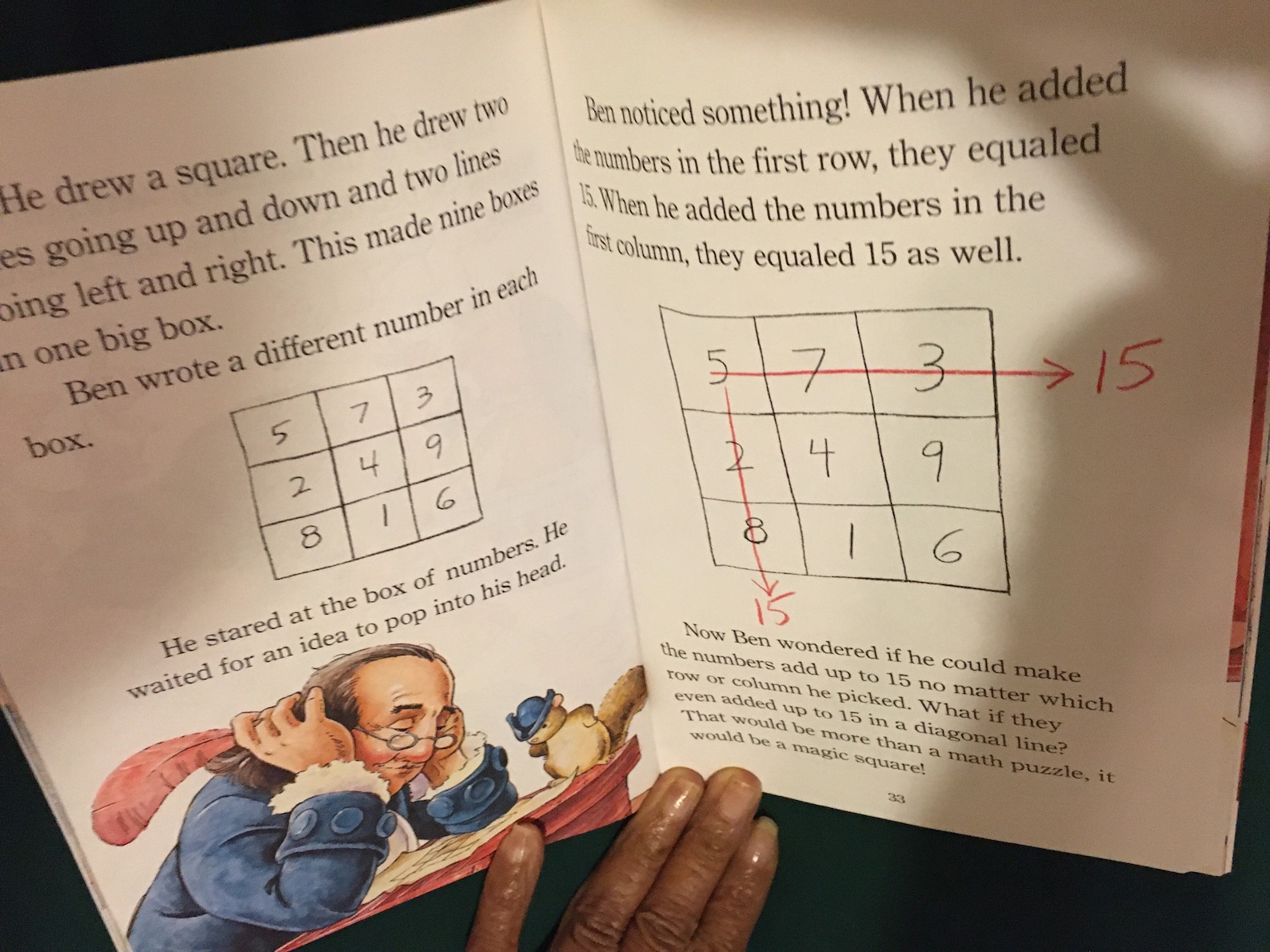 Ben franklin and the magic squares a history reader by f etsy