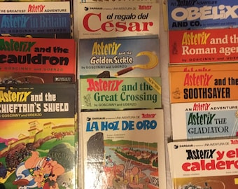 Asterix  Graphic Comics by Goscinny & Uderzo Choose from English or Spanish  Languages Each Book Sells Separately