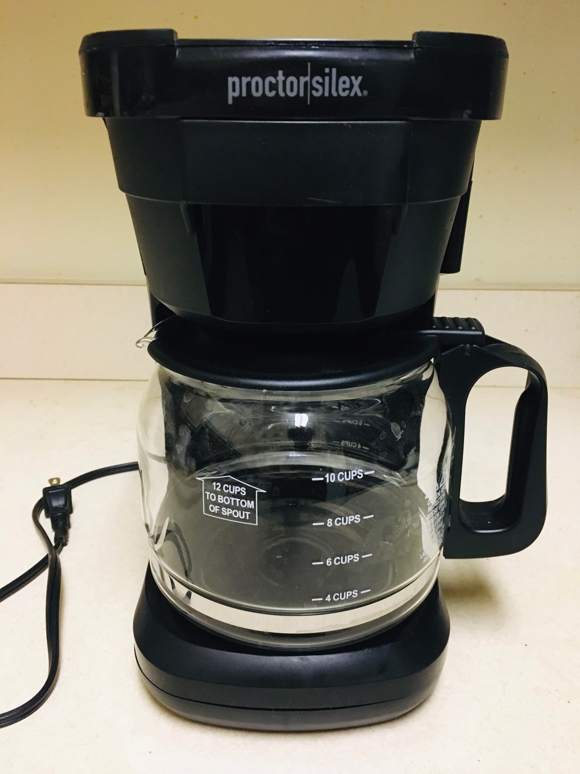 Proctor Silex 10-Cup Black Residential Drip Coffee Maker in the