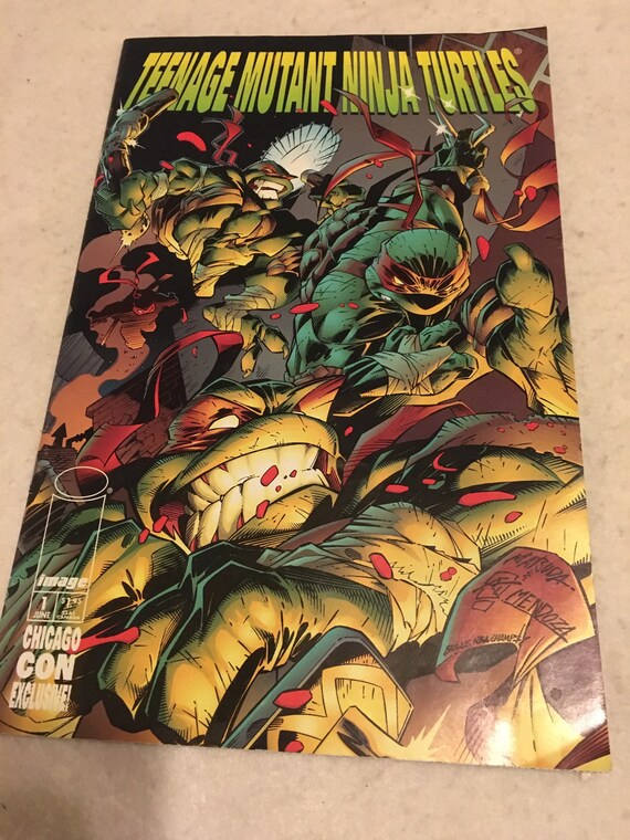 Teenage Mutant Ninja Turtles June 1996 Chicago Con Exclusive Image