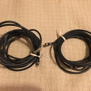 Coaxiale kabeldraden voor audio/video-tv-aansluiting 5 m bedrading met connectoren