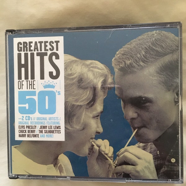 Greatest Hits of the 50s Original Artists & Recordings Music 2 CDs