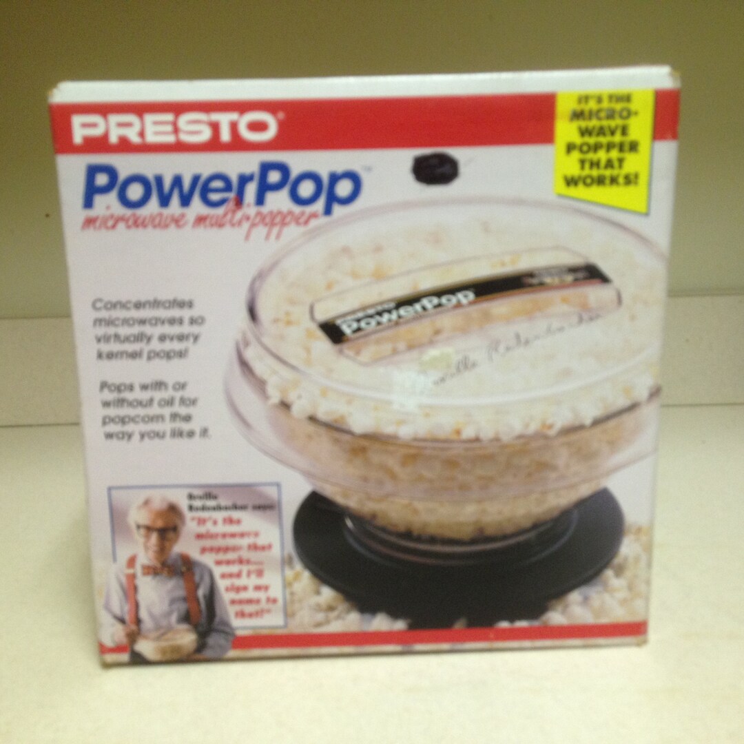 Presto Powerpop Microwave Multipopper 04830 Orville Redenbacher