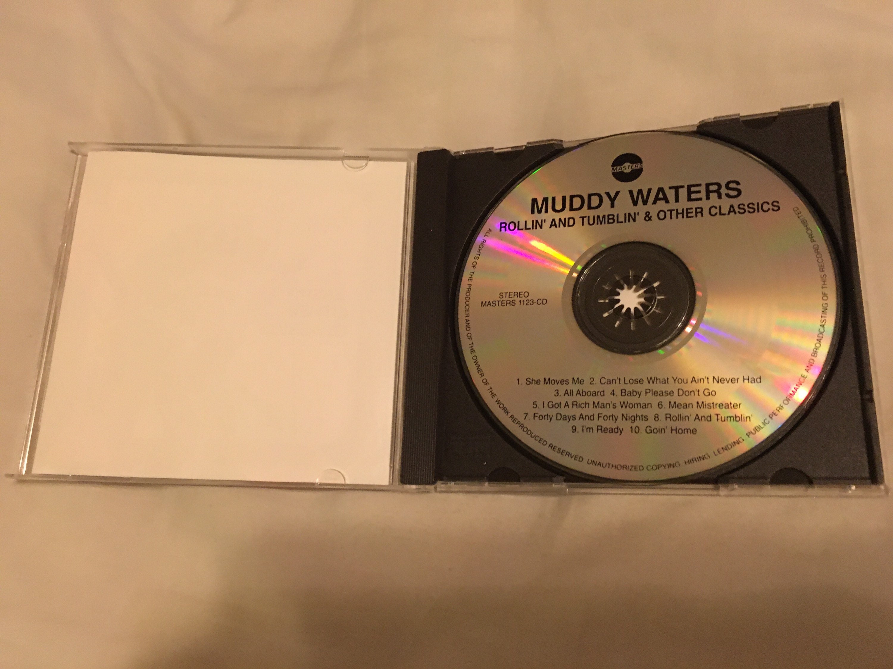 Muddy Waters Rollin & Tumblin and Other Classics Music CD - Etsy