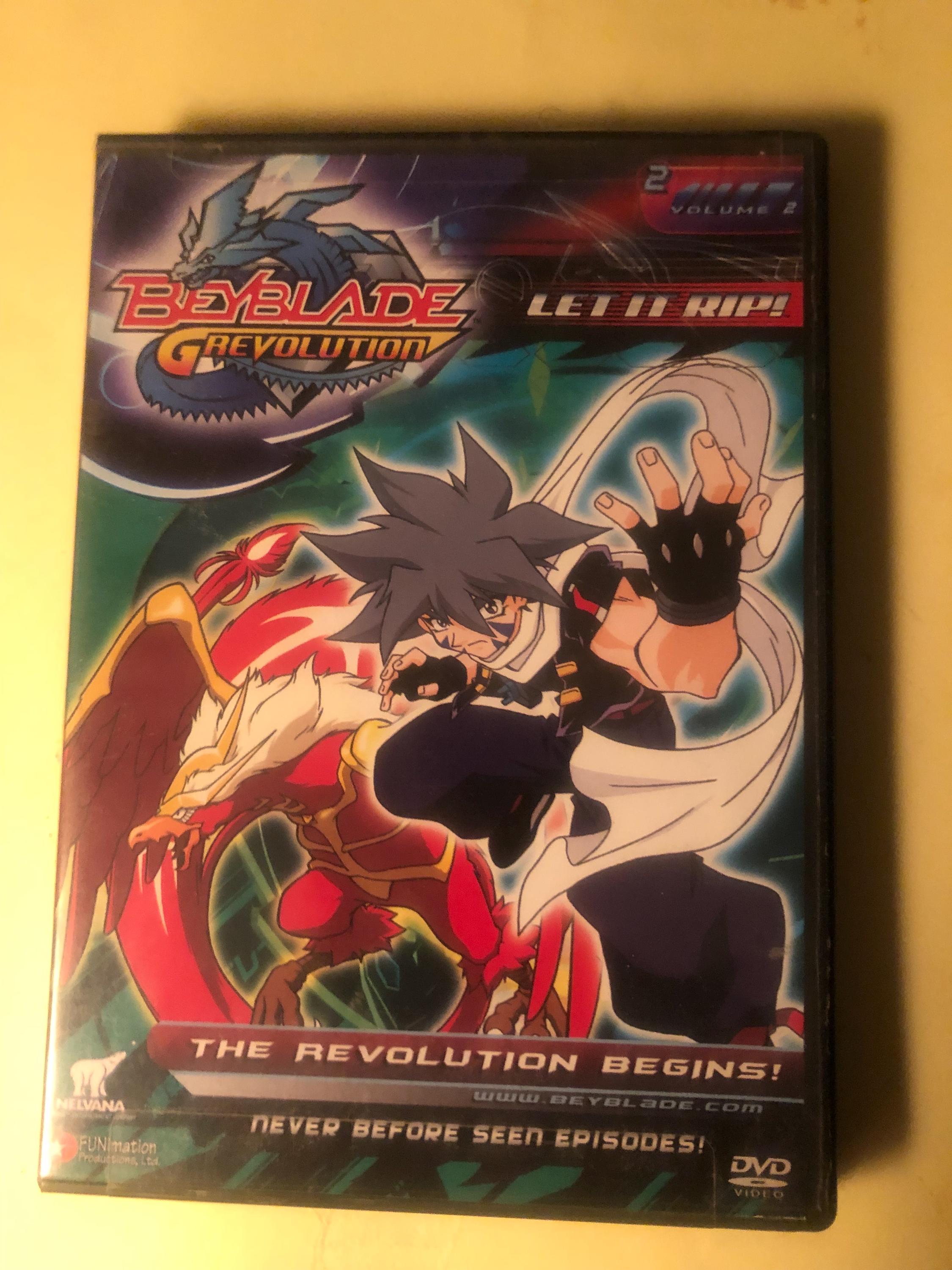 Beyblade G Revolution Let It Rip! the Revolution Begins Never