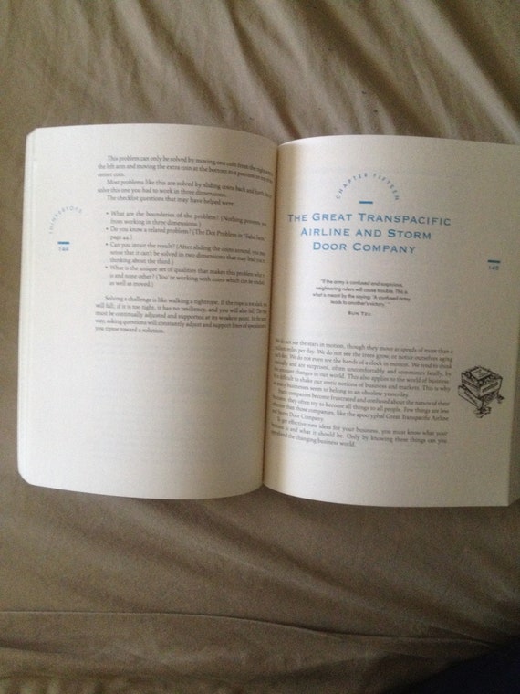 Thinkertoys A Handbook of Business Creativity for the 90s by M