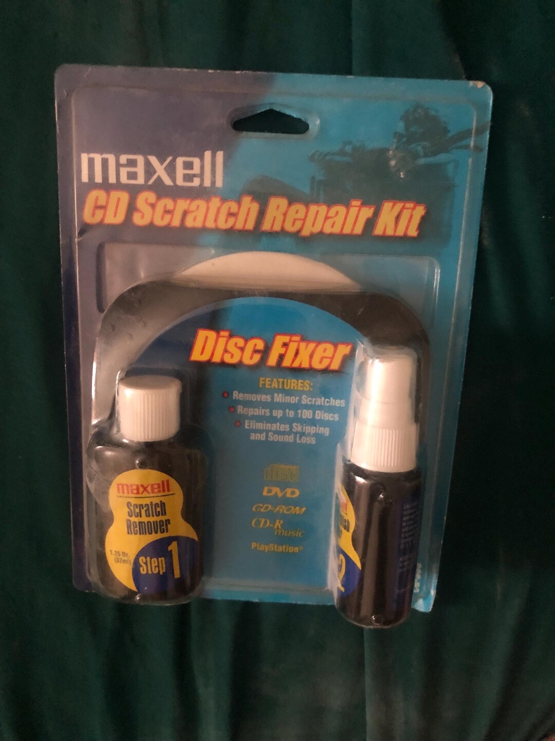 CD Scratch Repair Kit Disc Fixer Disc Dvd Cdr Playstation Cd Rom Music ...