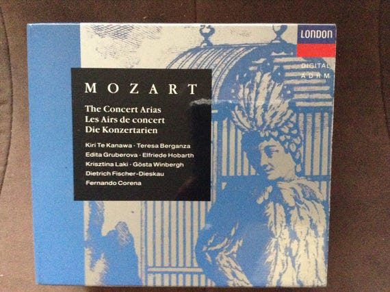 MOZART the Concert Arias Les Airs De Concert Die Konzertarien