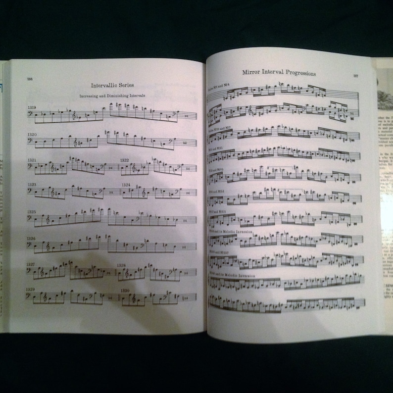 Thesaurus of Scales and Melodic Patterns by Nicolas Slonimsky Etsy