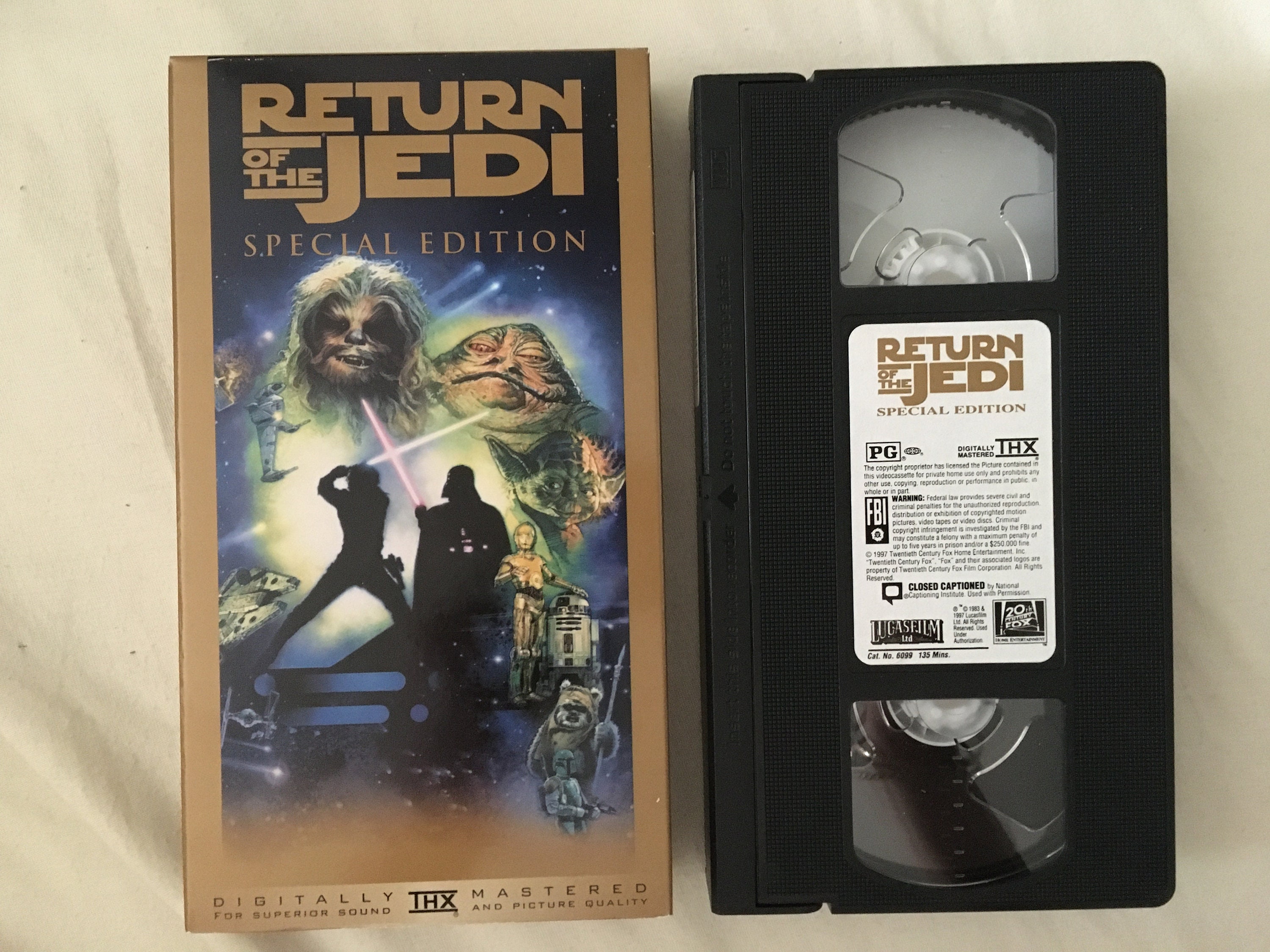 VHS　スターウォーズ・スペシャル・エディション　字幕版　3本セット スター・ウォーズ トリロジー 1997 スペシャル・エディション 3