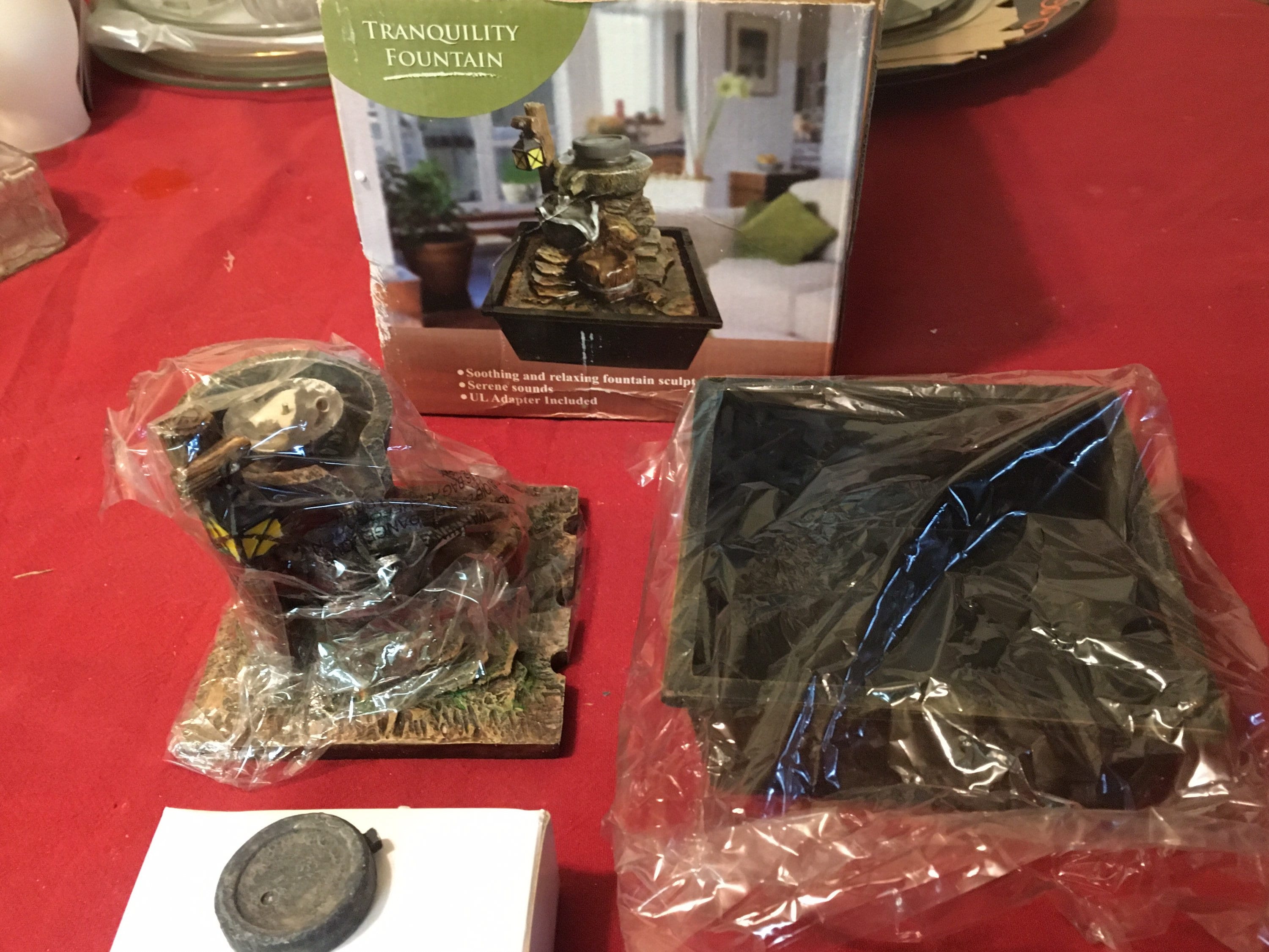 Tranquility Fountain Tabletop Fountain Sculpture Soothing Etsy UK