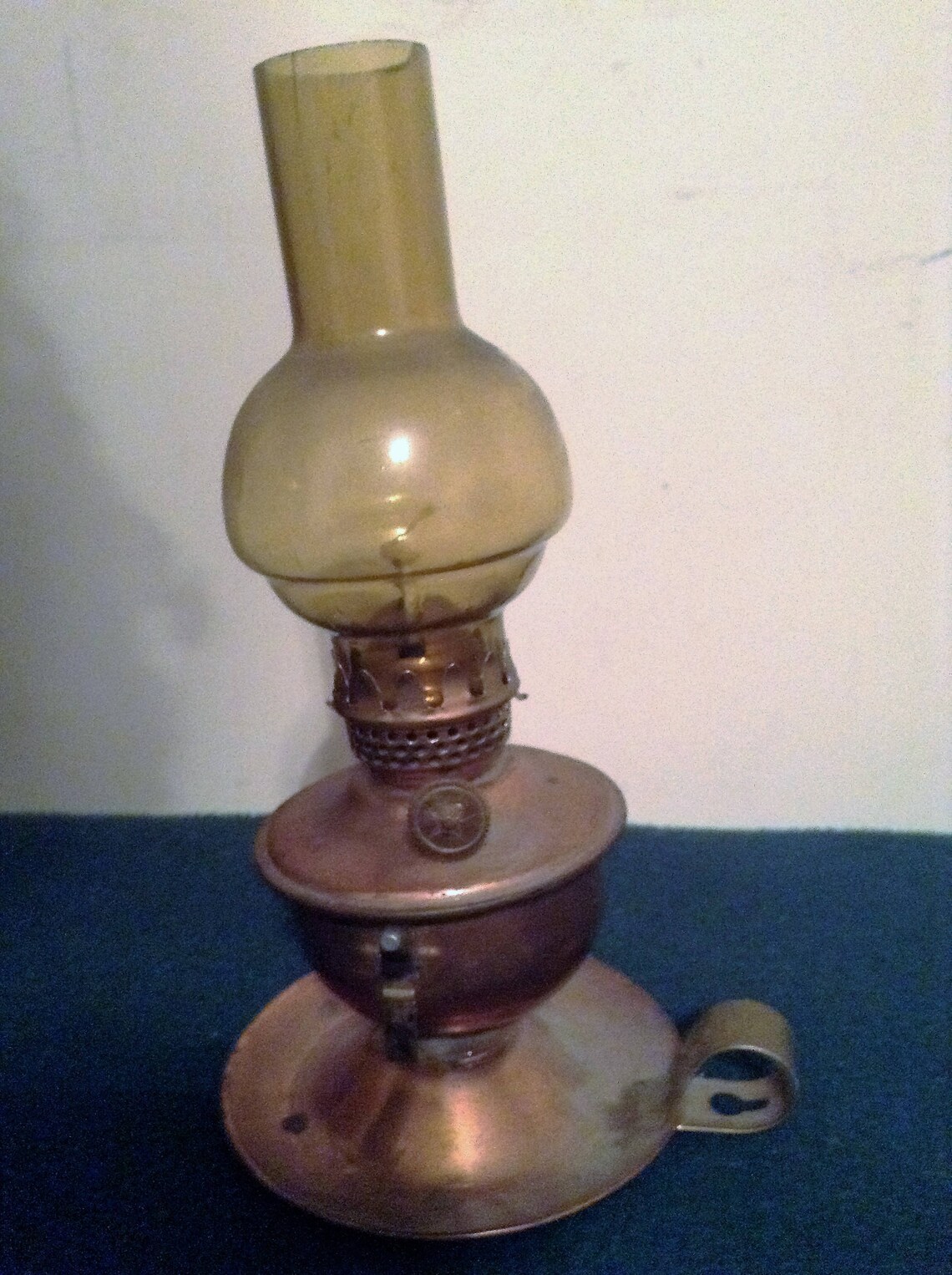 Brass Minisized Hurricane Lamp Wall Mountable Hurricane Lamp Etsy