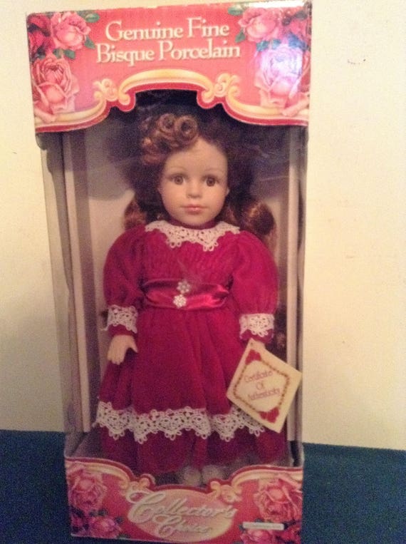 Genuine Fine Bisque Porcelain Doll