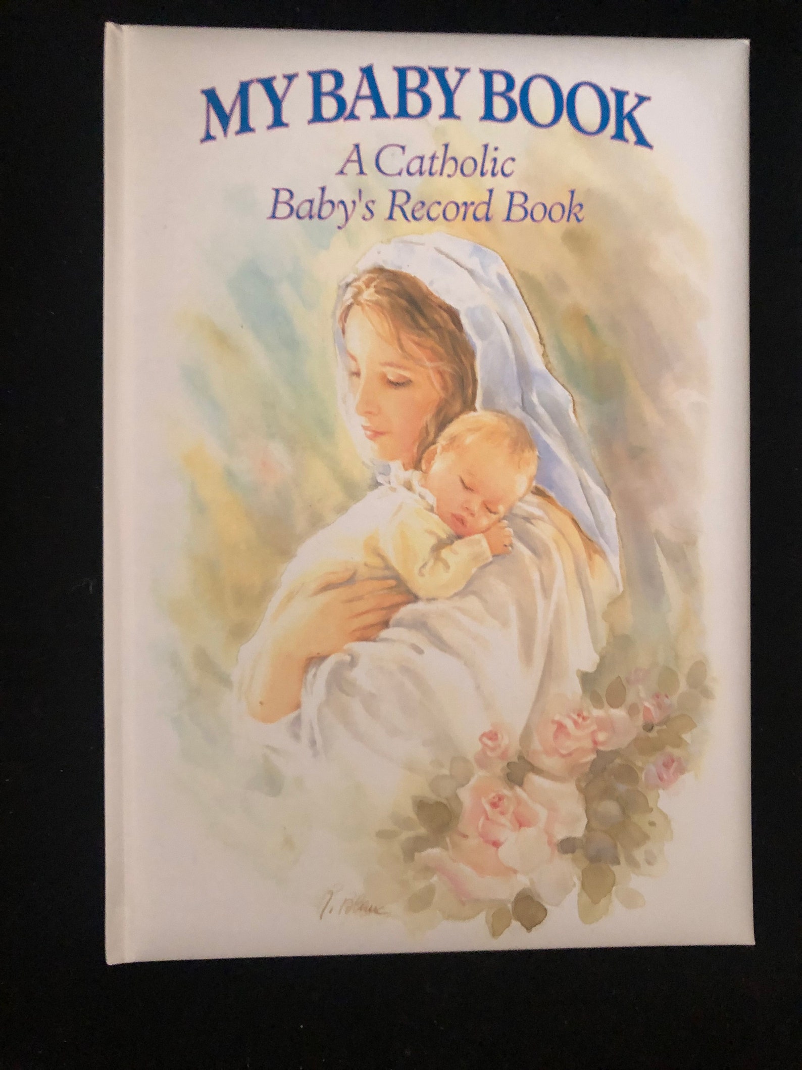 My Baby Book A Catholic Babys Record Book Etsy