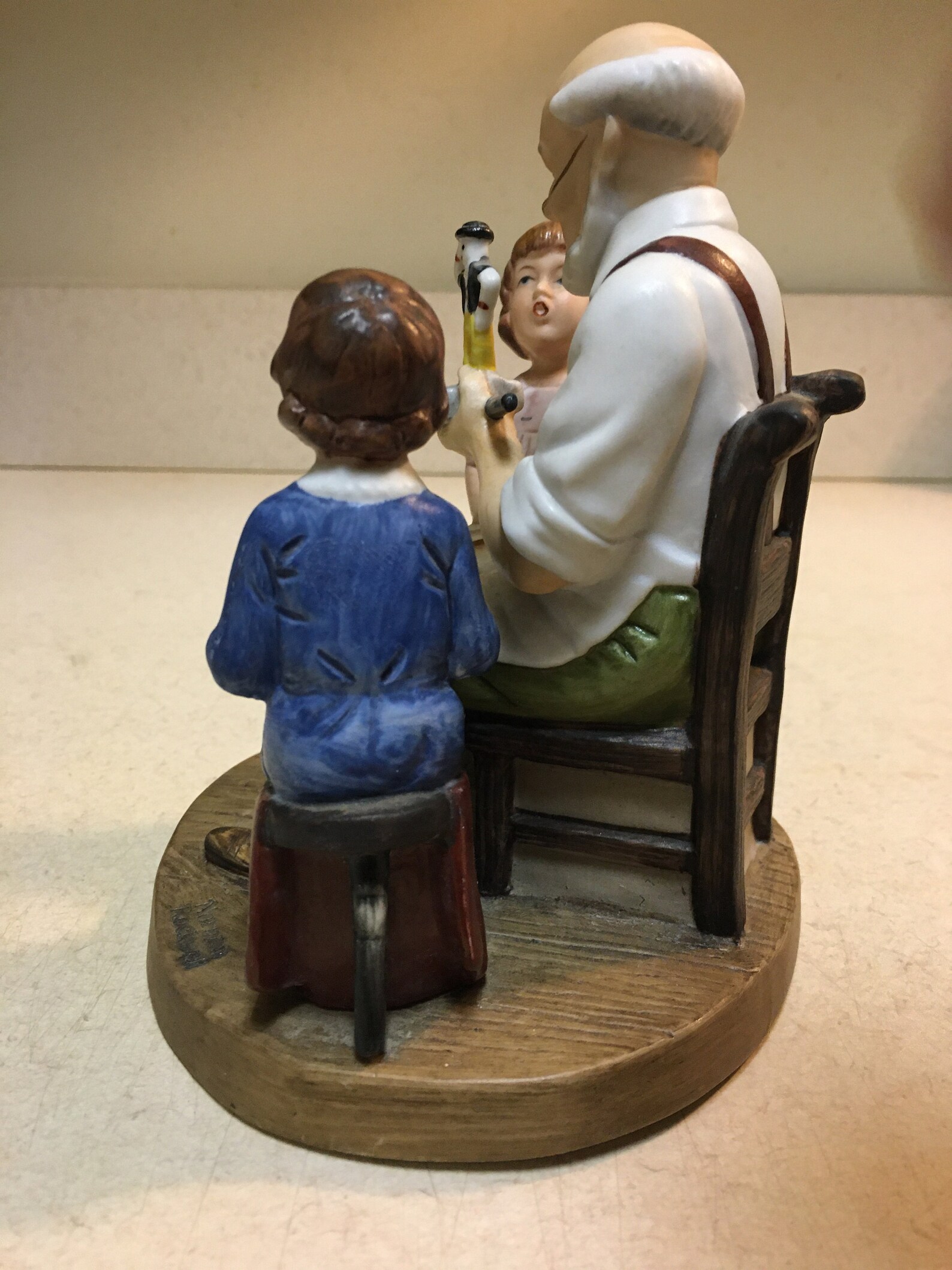Norman Rockwell's 1980 the Toymaker Collectible Bisque Figurine Etsy