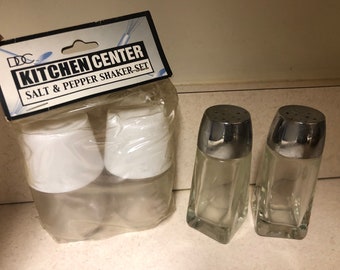 Salt & Pepper Shakers  Each See-Thru Set Sells Separately