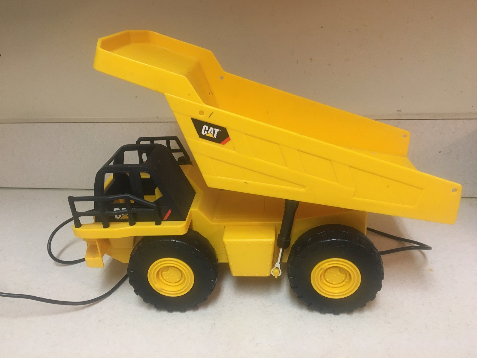Toy Truck Caterpillar Toy Dump Truck With Wired Remote Control - Etsy