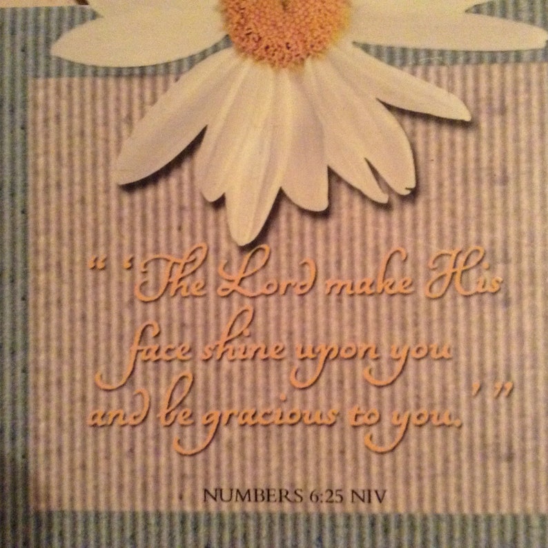 Bible Verse Wall Art Numbers 6:25 NIV the Lord Make His Face Shine Upon ...