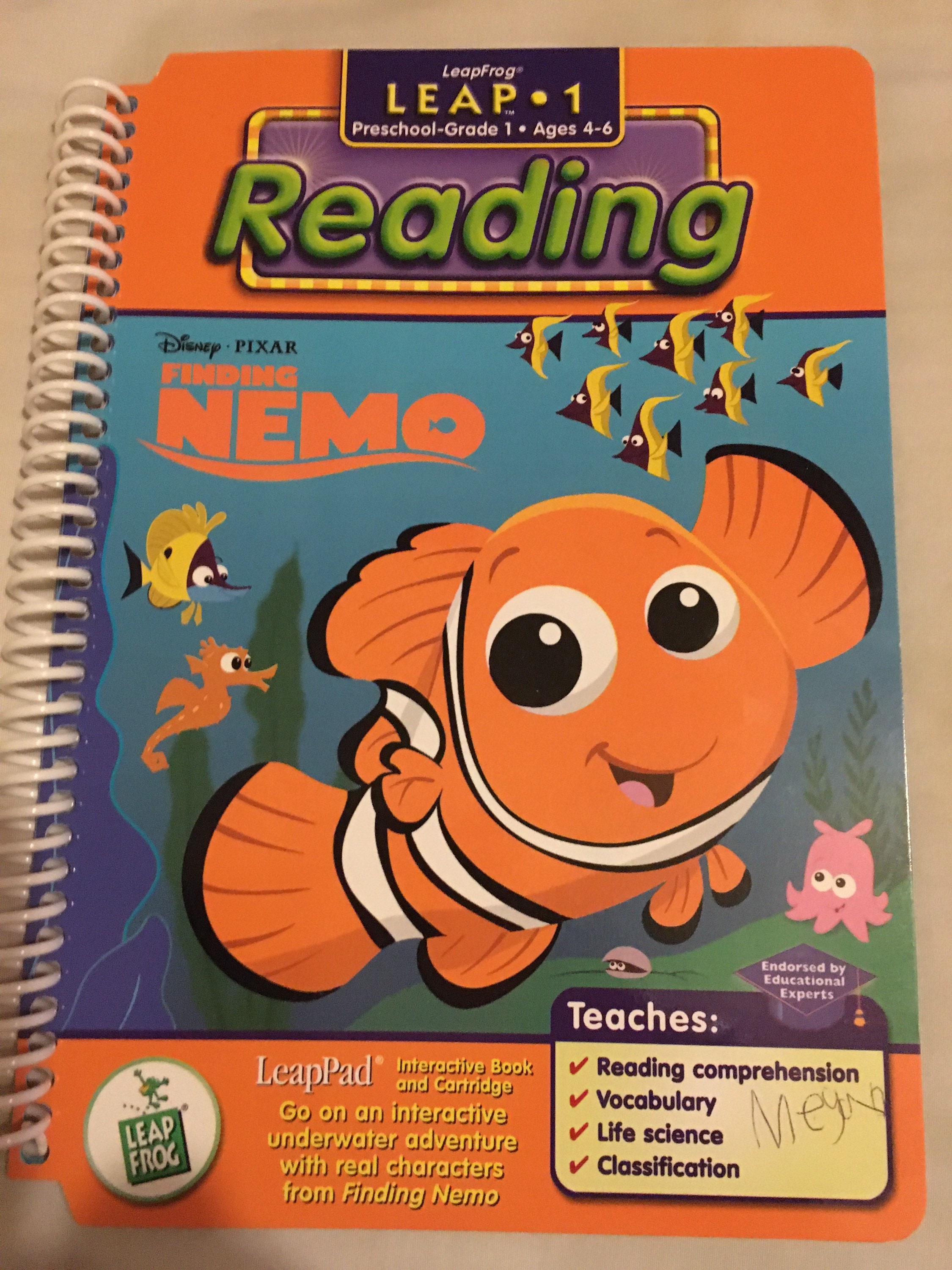 Leapfrog Leap 1 Preschool grade 1 Interactive Book & Cartridge Reading  Program -  Canada
