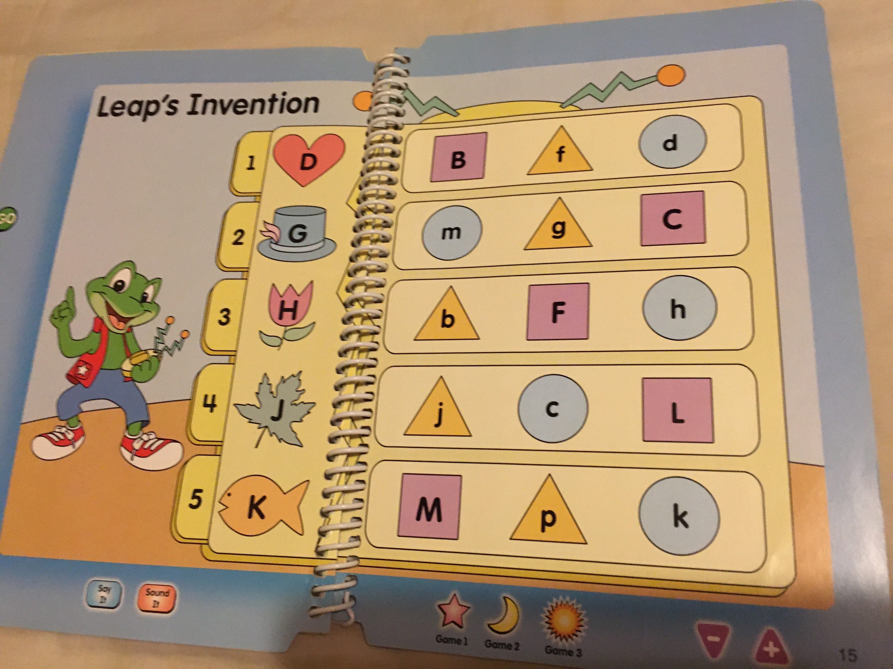 Leapfrog Leappad Phonics Program 45 Activities Book Letter 