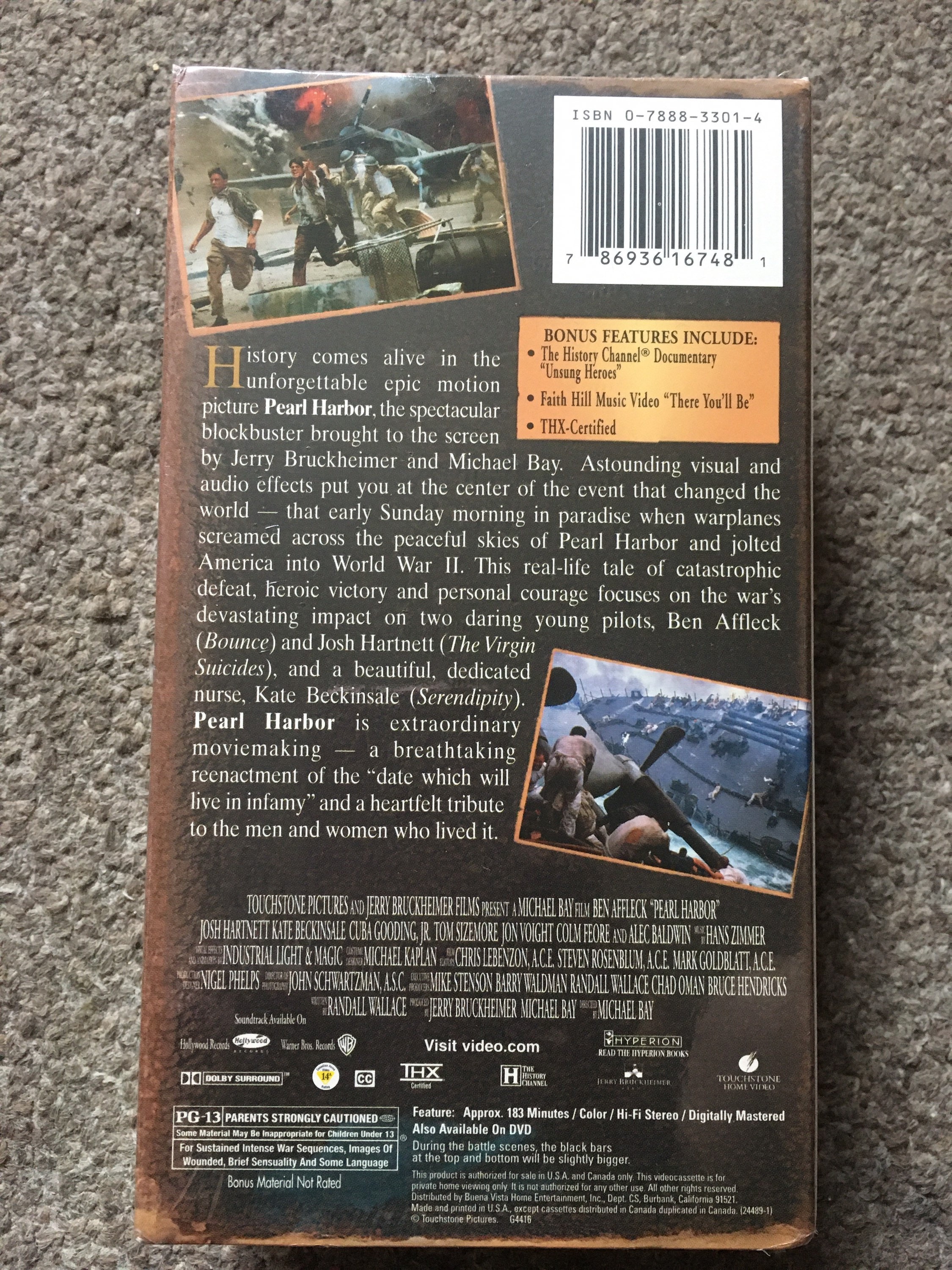 Pearl Harbor 2-VHS Video Tape Set 60th Anniversary 