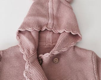 Chaconia Dolls Pink Baby knitted sweater