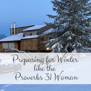 Voorbereiden op de winter zoals de Spreuken 31-vrouw// e-book //Spreuken 31-studie