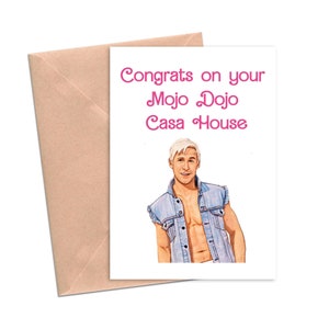 Funny Housewarming Card Mojo Dojo Casa House Card