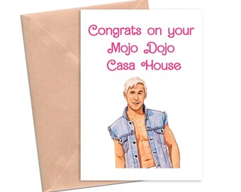 Funny Housewarming Card Mojo Dojo Casa House Card