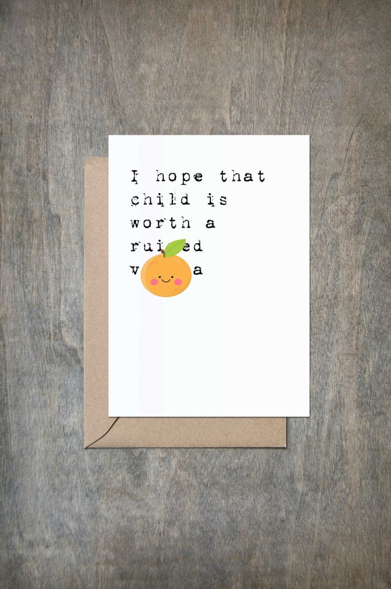 Ruined Vagina Card Funny Baby Shower Card Congratulations Etsy Ruined Vagina Card Funny Baby Shower Card Congratulations Etsy