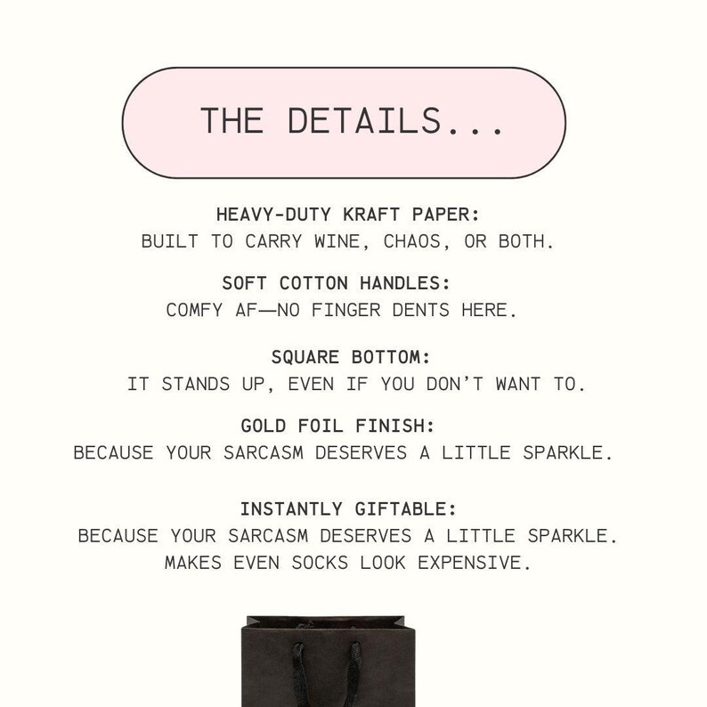 Happy Fucking Birthday Funny Gift Bag-gift bag-Crimson and Clover Studio
