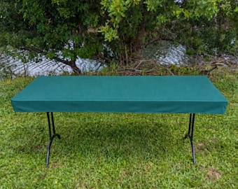 Mantel ajustable, rectangular y cuadrado con borde de 5 pulgadas.