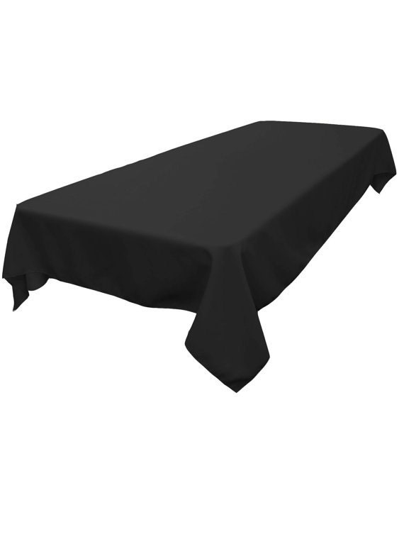 Nappe Rectangulaire Polyester Noir