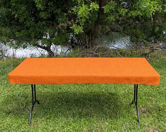 Mantel ajustable, rectangular y cuadrado, de lino sintético de alta calidad.