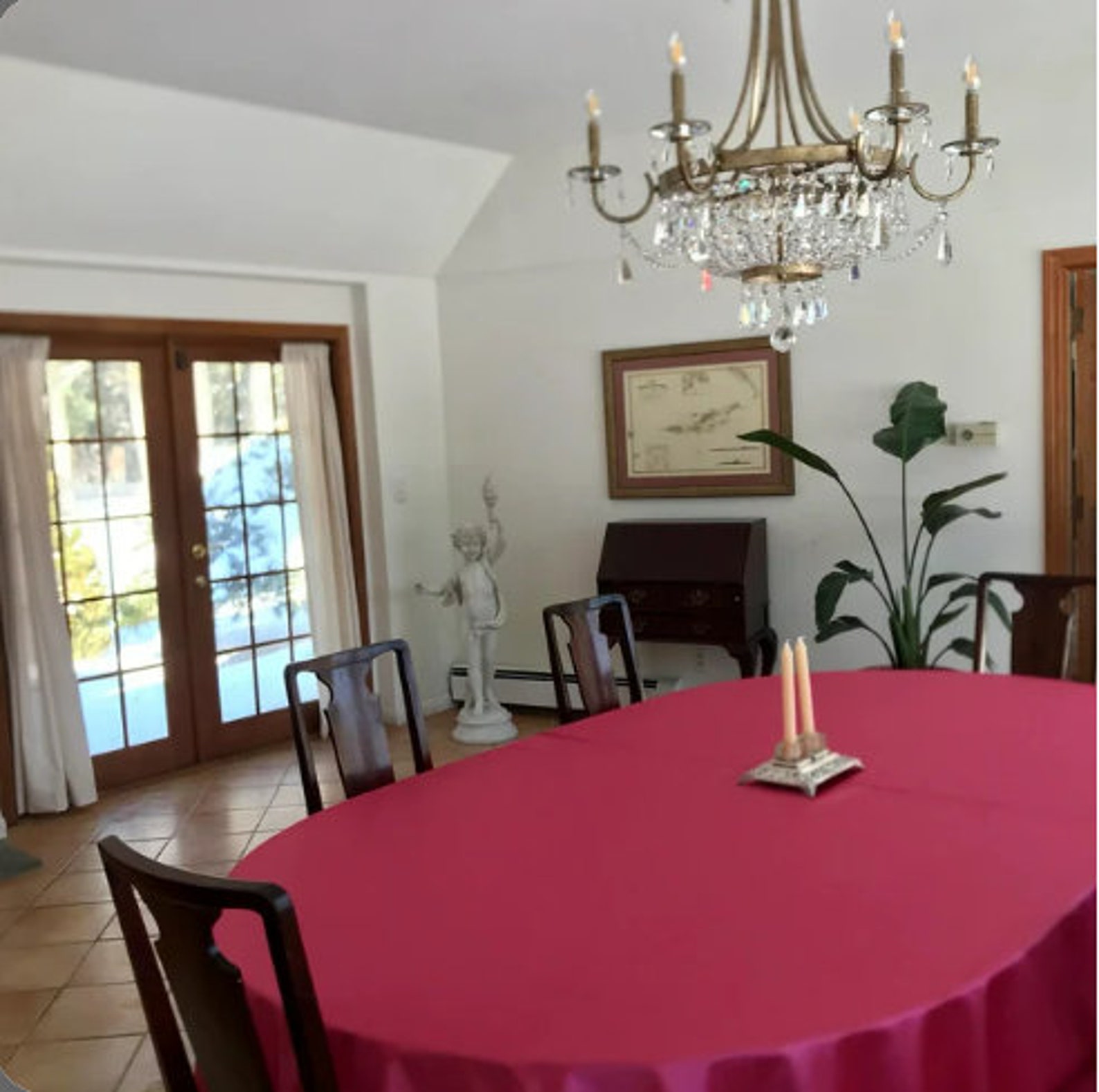 Dupioni Tablecloth All Sizes Including Oval Tablecloth Etsy