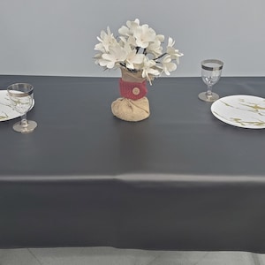 Flannel Backed Vinyl Tablecloth, All Sizes Including Vinyl Oval Tablecloth