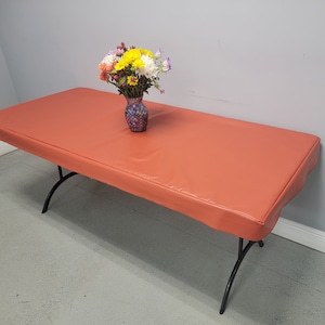Vinyl Fitted Tablecloth, Rectangular and Square, 41 Colors