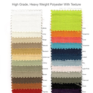 Panama Linen Tablecloth Color Samples - Top Of The Line Fabric