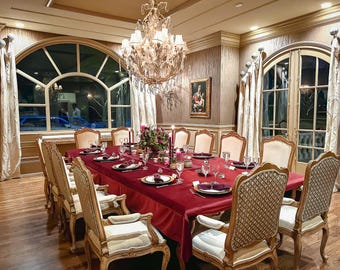 Velvet Tablecloth, Wedding Tablecloths, 40 Plush Colors