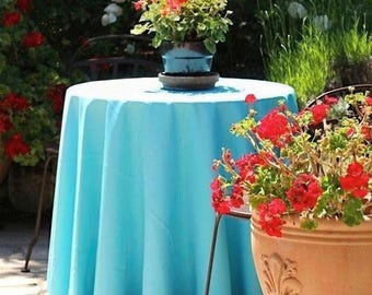 Round Tablecloths, Square,  Rectangular Tablecloth Sizes, 74 Colors