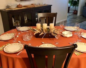 Fall Tablecloth,Oval Tablecloth, All Sizes
