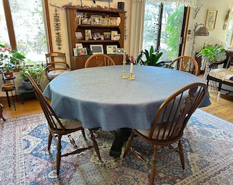 Oval Tablecloth, Round, Square, Rectangular - Mirage Basketweave Table Linen