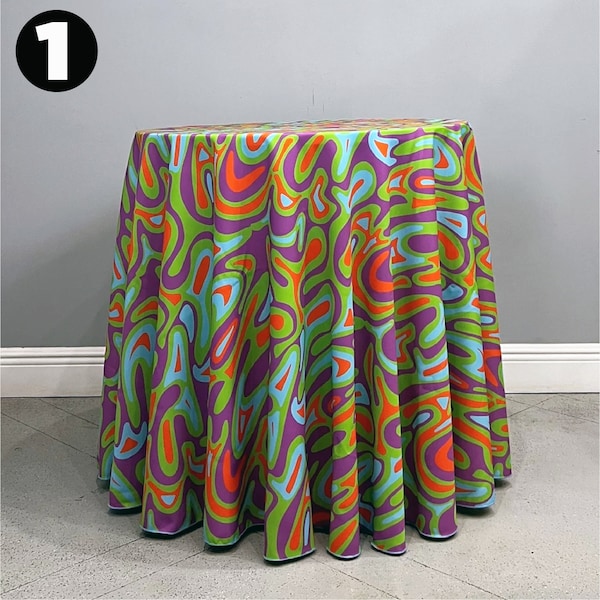 Psychedelic Tablecloths All Sizes