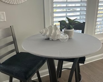Round Fitted Tablecloth, Table Toppers, 74 Colors