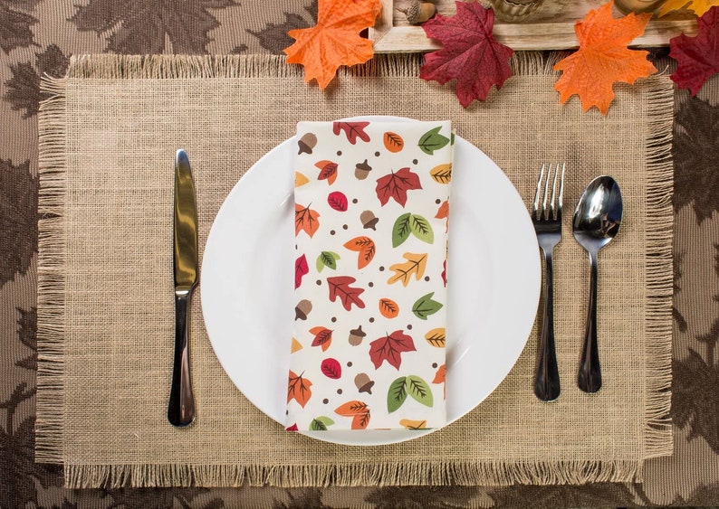 Farmhouse Placemats Burlap Placemats With Fringe Etsy