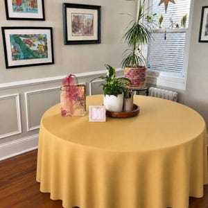 Linen Table Cloth, Rectangular, Square Tablecloth & Round Tablecloth All Sizes, Top Quality