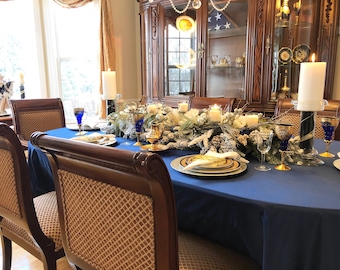 Velvet Tablecloth, Oval Tablecloths All Sizes