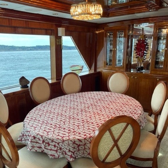 High End Linen Tablecloth, Shibori Tablecloths, All Sizes