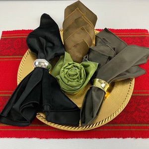 Velvet Napkins Mix + Match, Beautiful Fall & Thanksgiving Napkins 4, 6, 8 Or 12